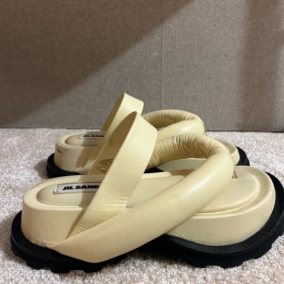 Jill Sander sandals yellow 7 - Picture 7 of 10